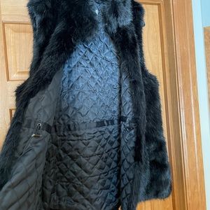 Banana Republic faux fur vest